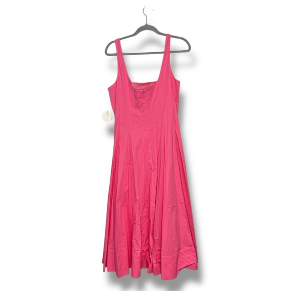 Staud Wells Midi Dress Plumeria Size 16 - Picture 11 of 16